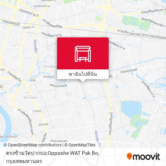 ตรงข้ามวัดปากบ่อ;Opposite WAT Pak Bo แผนที่