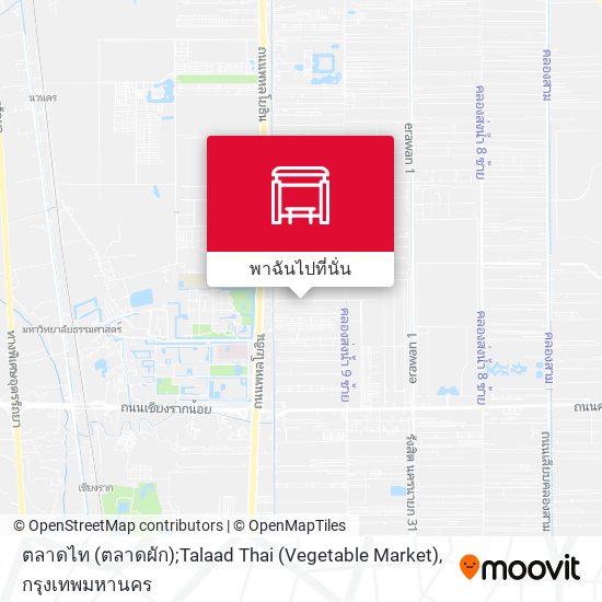 ตลาดไท (ตลาดผัก);Talaad Thai (Vegetable Market) แผนที่