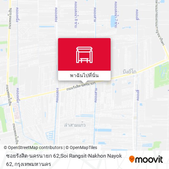 ซอยรังสิต-นครนายก 62;Soi Rangsit-Nakhon Nayok 62 แผนที่