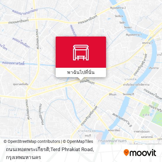 ถนนเทอดพระเกียรติ;Terd Phrakiat Road แผนที่