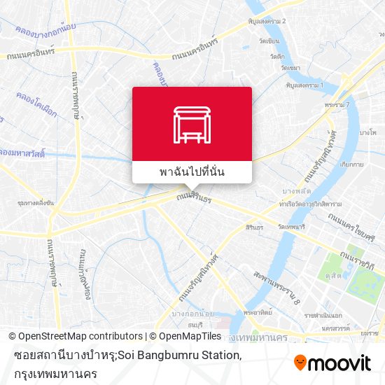 ซอยสถานีบางบำหรุ;Soi Bangbumru Station แผนที่