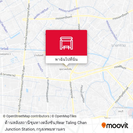 ด้านหลังสถานีชุมทางตลิ่งชัน;Rear Taling Chan Junction Station แผนที่