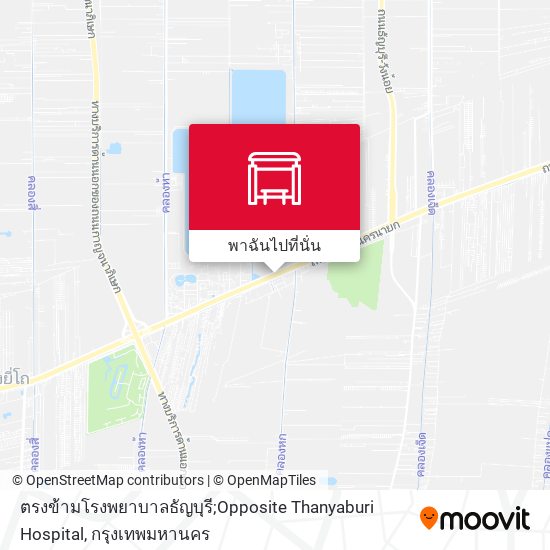 ตรงข้ามโรงพยาบาลธัญบุรี;Opposite Thanyaburi Hospital แผนที่