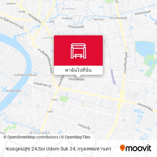 ซอยอุดมสุข 24;Soi Udom Suk 24 แผนที่