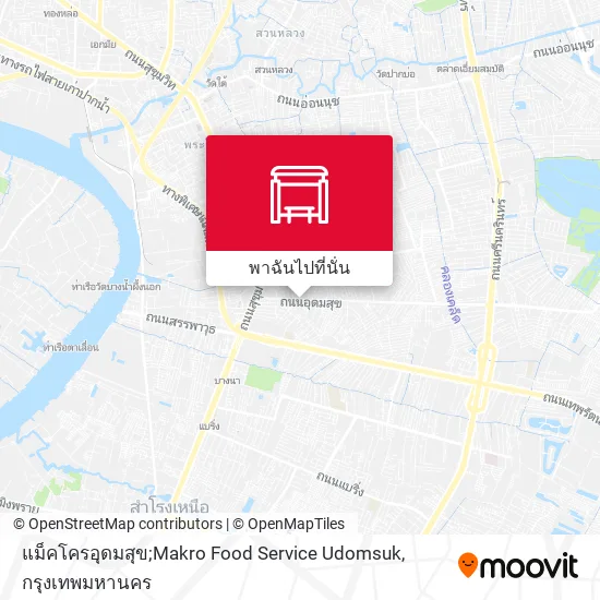 แม็คโครอุดมสุข;Makro Food Service Udomsuk แผนที่
