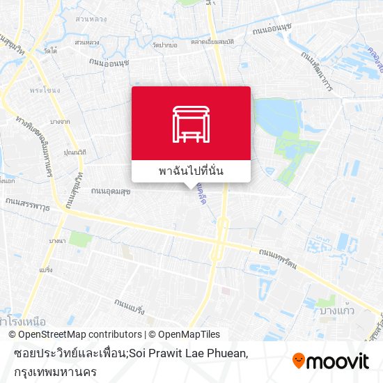 ซอยประวิทย์และเพื่อน;Soi Prawit Lae Phuean แผนที่