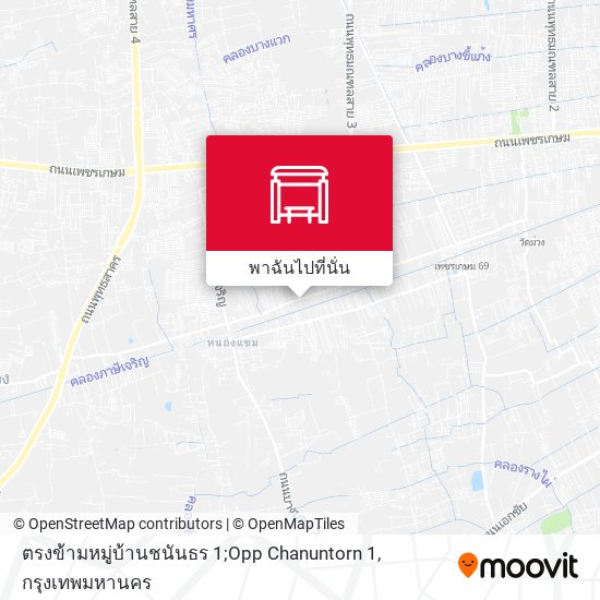 ตรงข้ามหมู่บ้านชนันธร 1;Opp Chanuntorn 1 แผนที่