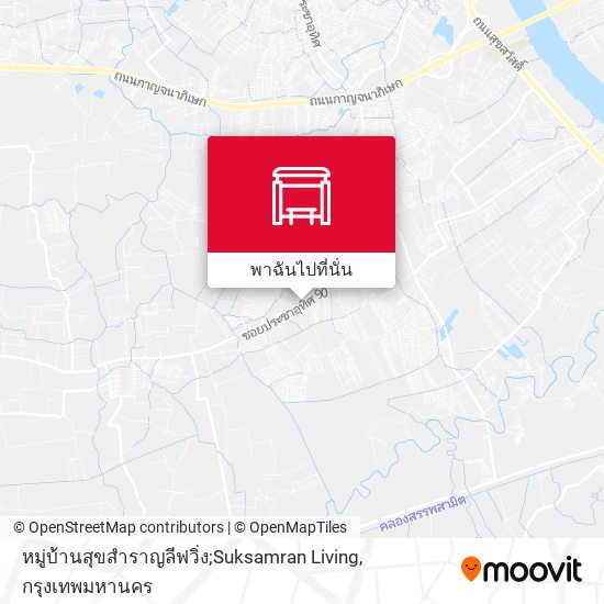 หมู่บ้านสุขสำราญลีฟวิ่ง;Suksamran Living แผนที่