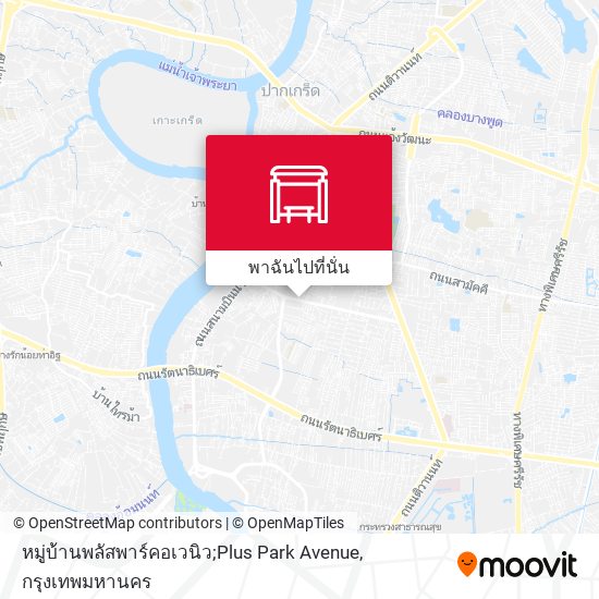 หมู่บ้านพลัสพาร์คอเวนิว;Plus Park Avenue แผนที่