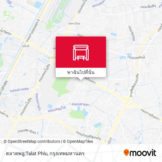ตลาดพลู;Talat Phlu แผนที่