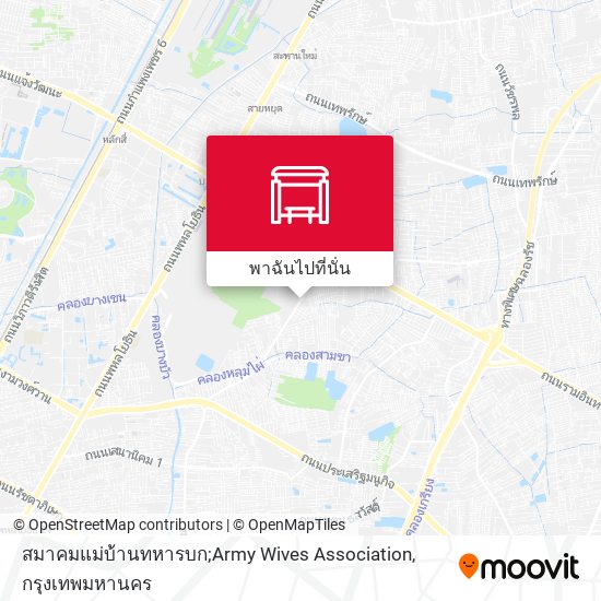 สมาคมแม่บ้านทหารบก;Army Wives Association แผนที่