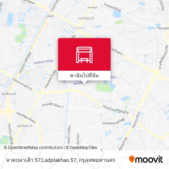 ลาดปลาเค้า 57;Ladplakhao 57 แผนที่