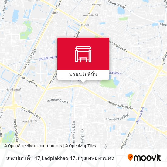 ลาดปลาเค้า 47;Ladplakhao 47 แผนที่