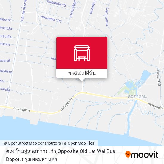 ตรงข้ามอู่ลาดหวายเก่า;Opposite Old Lat Wai Bus Depot แผนที่