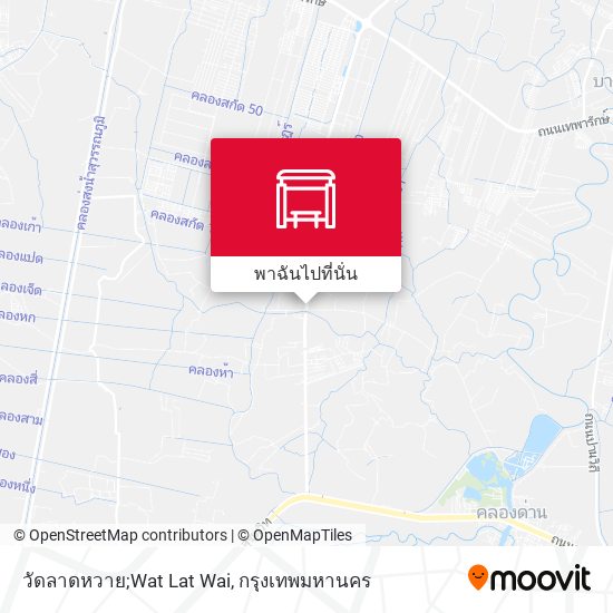 วัดลาดหวาย;Wat Lat Wai แผนที่