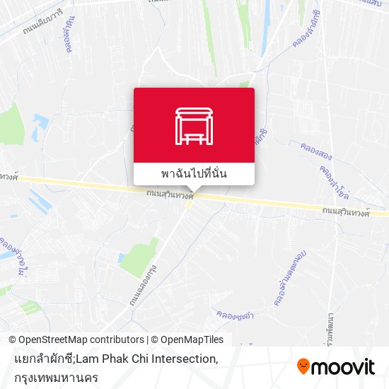 แยกลำผักชี;Lam Phak Chi Intersection แผนที่