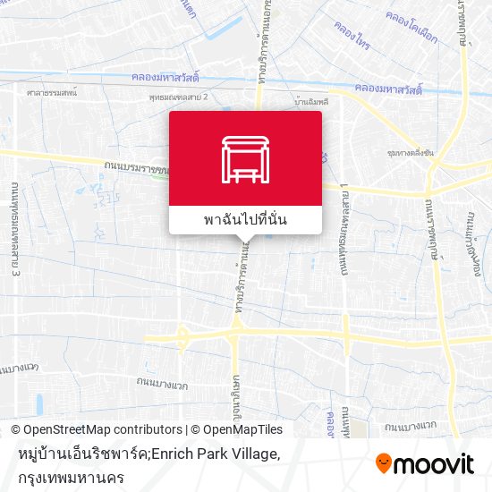หมู่บ้านเอ็นริชพาร์ค;Enrich Park Village แผนที่