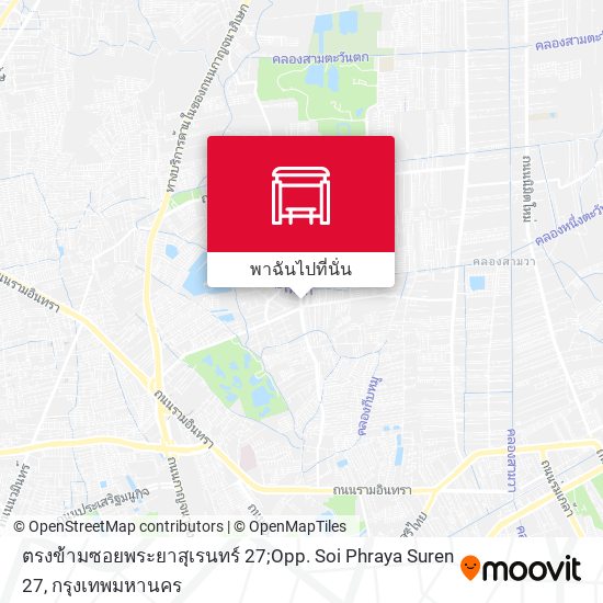 ตรงข้ามซอยพระยาสุเรนทร์ 27;Opp. Soi Phraya Suren 27 แผนที่