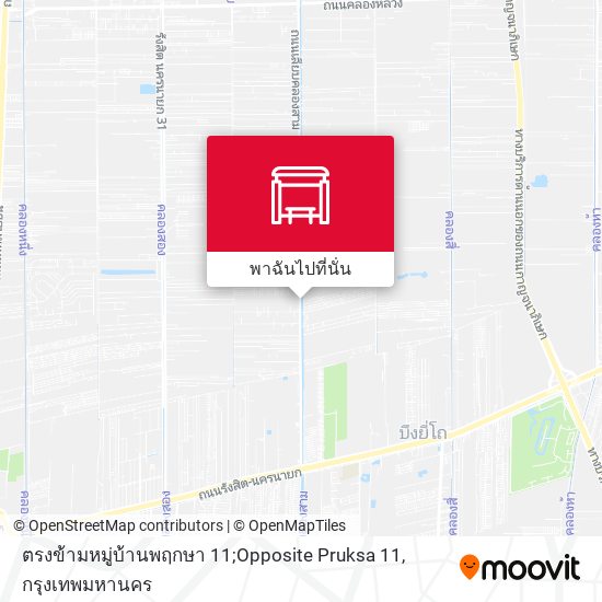 ตรงข้ามหมู่บ้านพฤกษา 11;Opposite Pruksa 11 แผนที่
