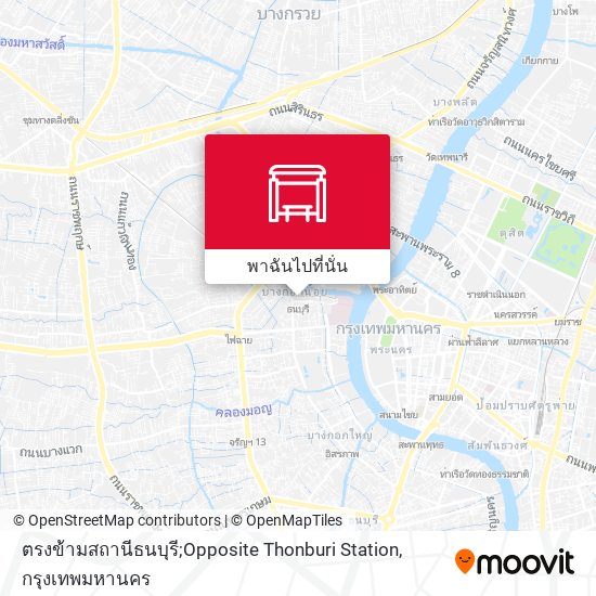 ตรงข้ามสถานีธนบุรี;Opposite Thonburi Station แผนที่