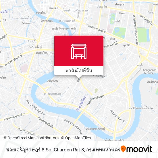 ซอยเจริญราษฎร์ 8;Soi Charoen Rat 8 แผนที่