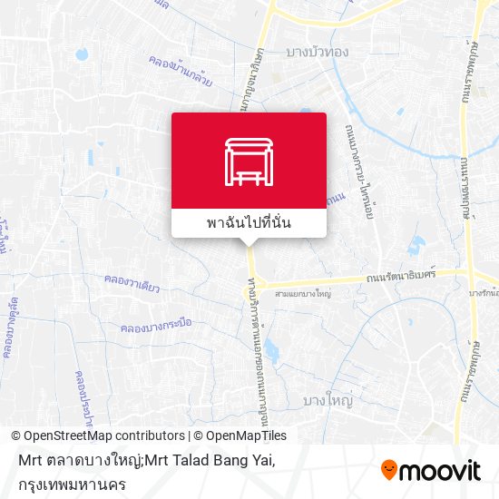 Mrt ตลาดบางใหญ่;Mrt Talad Bang Yai แผนที่