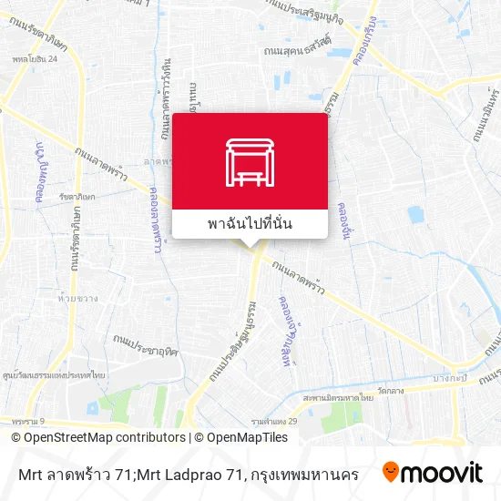 Mrt ลาดพร้าว 71;Mrt Ladprao 71 แผนที่