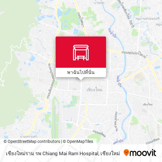 เชียงใหม่ราม รพ Chiang Mai Ram Hospital แผนที่