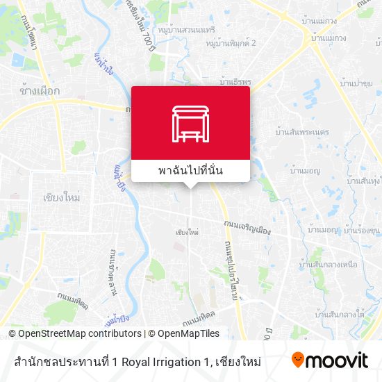 สำนักชลประทานที่ 1 Royal Irrigation 1 แผนที่