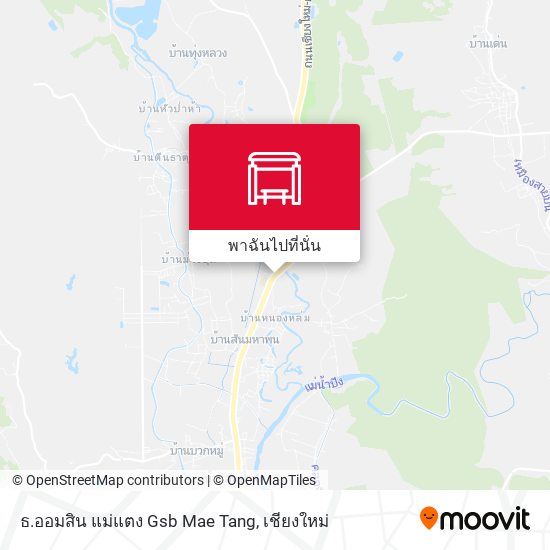 ธ.ออมสิน แม่แตง Gsb Mae Tang แผนที่