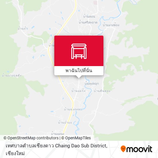 เทศบาลตำบลเชียงดาว Chaing Dao Sub District แผนที่