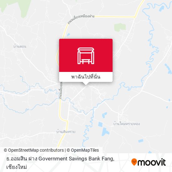 ธ.ออมสิน ฝาง Government Savings Bank Fang แผนที่