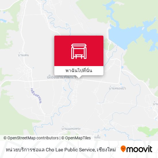 หน่วยบริการช่อแล Cho Lae Public Service แผนที่