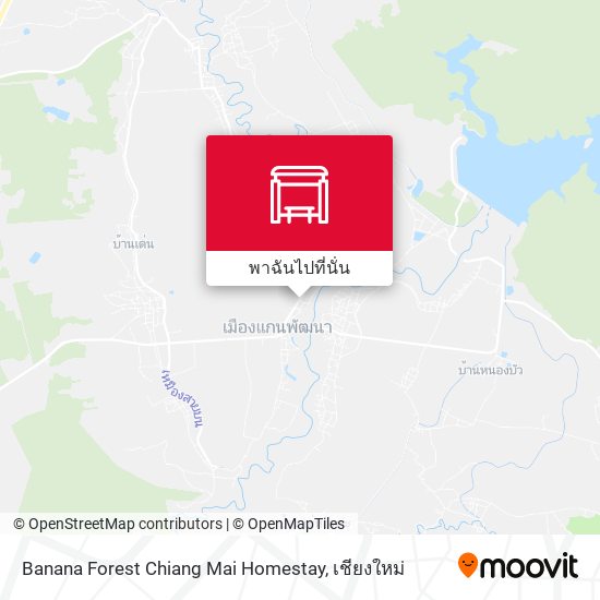 Banana Forest Chiang Mai Homestay แผนที่