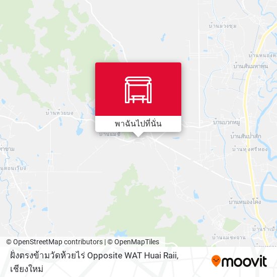 ฝั่งตรงข้ามวัดห้วยไร่ Opposite WAT Huai Raii แผนที่