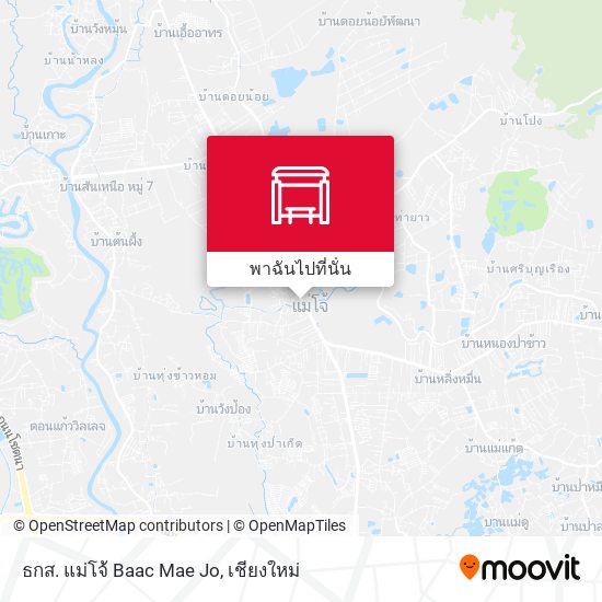 ธกส. แม่โจ้ Baac Mae Jo แผนที่