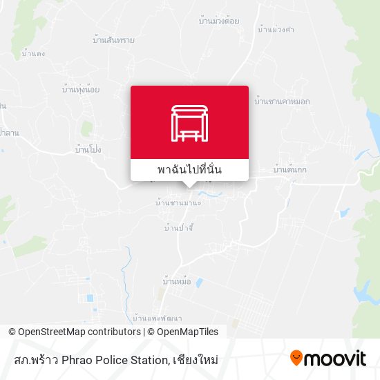 สภ.พร้าว Phrao Police Station แผนที่