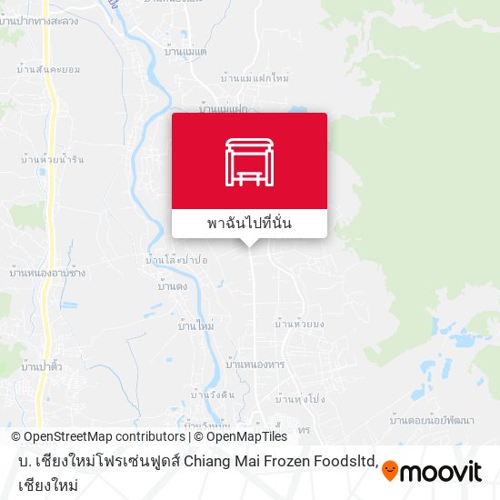 บ. เชียงใหม่โฟรเซ่นฟูดส์ Chiang Mai Frozen Foodsltd แผนที่