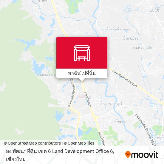 สง.พัฒนาที่ดิน เขต 6 Land Development Office 6 แผนที่