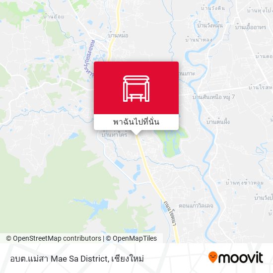 อบต.แม่สา Mae Sa District แผนที่