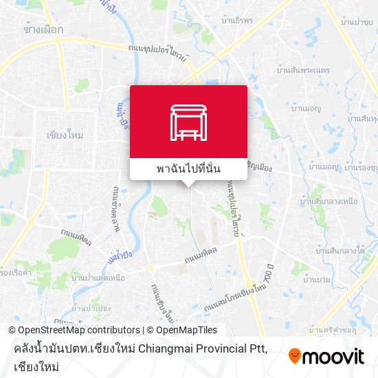 คลังน้ำมันปตท.เชียงใหม่ Chiangmai Provincial Ptt แผนที่