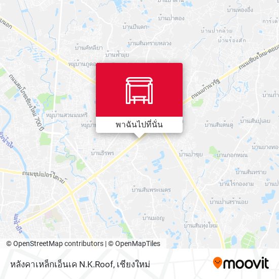 หลังคาเหล็กเอ็นเค N.K.Roof แผนที่