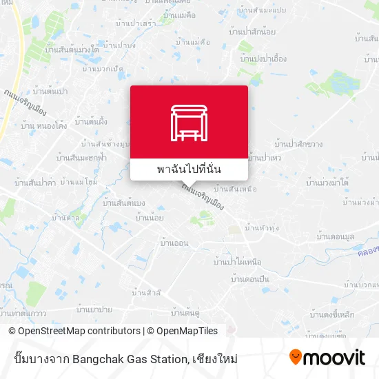 ปั๊มบางจาก Bangchak Gas Station แผนที่