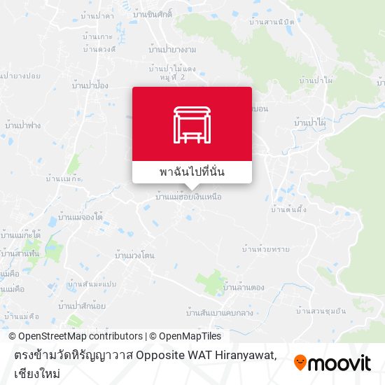 ตรงข้ามวัดหิรัญญาวาส Opposite WAT Hiranyawat แผนที่