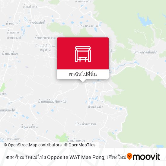 ตรงข้ามวัดแม่โป่ง Opposite WAT Mae Pong แผนที่