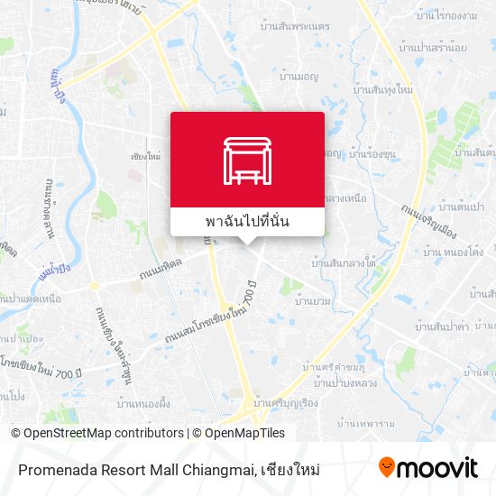 Promenada Resort Mall Chiangmai แผนที่