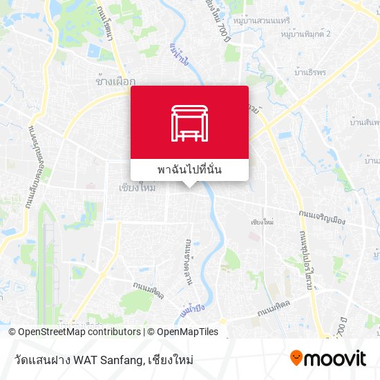 วัดแสนฝาง WAT Sanfang แผนที่