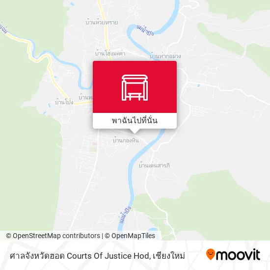 ศาลจังหวัดฮอด Courts Of Justice Hod แผนที่