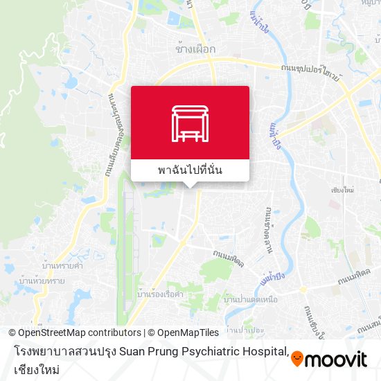 โรงพยาบาลสวนปรุง Suan Prung Psychiatric Hospital แผนที่