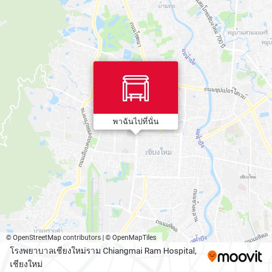 โรงพยาบาลเชียงใหม่ราม Chiangmai Ram Hospital แผนที่